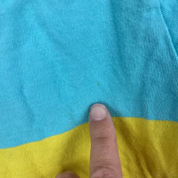 Mini Boden Chunky Rainbow Striped Short Sleeve Breton Tee Shirt 3-4 - Picture 6 of 7